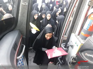 دانش آموزان ناحیه ۲ شهر اصفهان به اردوی راهیان نور اعزام شدند