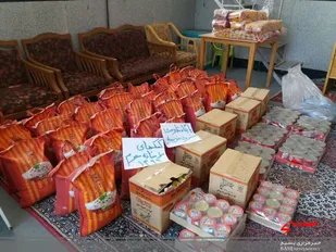 توزیع ۱۷۲ بسته حمایتی طی دهه دوم محرم در بهار