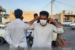 توزیع هزارعدد ماسک بین شهروندان چابهاری