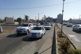 رژه خودرویی با حضور بسیجیان در مهرستان برگزار شد