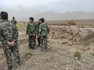 نقش افرینی گروه های جهادی شهرستان کوهبنان در مقابله با سیل