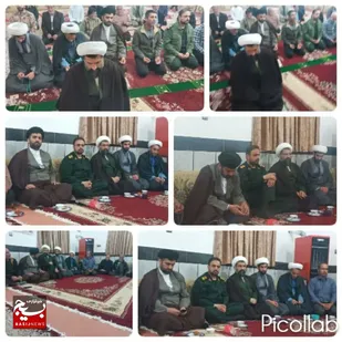 دیدار و سرکشی فرمانده سپاه گلوگاه از روحانی تبلیغی روستای همچان