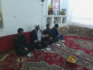 دیدار شورای حوزه بسیج نجف اشرف رویان با خانواده شهیدان جمعه+ تصاویر