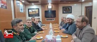 حضور سردار اکبری جانشین فرماندهی سپاه حضرت جوادالائمه (ع) استان در صداوسیمای خراسان شمالی