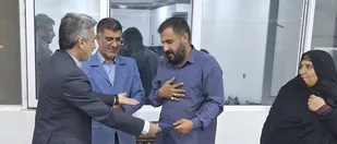 تجلیل سازمان بسیج حقوق دانان و مرکز وکلای استان از خانواده شهید اورنگ