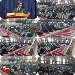 برگزاری باشکوه نماز جمعه در ایذه