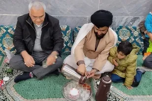 برگزاری آیین چای محبت در گناوه