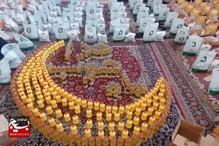اجرای ضیافت کریمانه به همت حوزه مقاومت بسیج امام حسن مجتبی(ع) ملایر