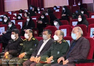 آیین تجلیل از داوطلبین بسیجی در طرح شهید سلیمانی