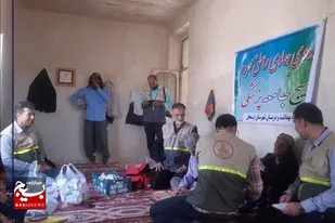اردوی جهادی پزشکی به نیابت از شهدای خدمت در شهرستان ارسنجان