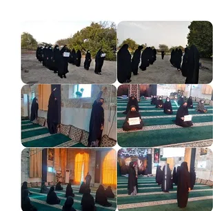 عزم جهادی خواهران بسیجی حوزه  حضرت ام کلثوم پالور ناحیه سیریک  برای خدمت به محرومین