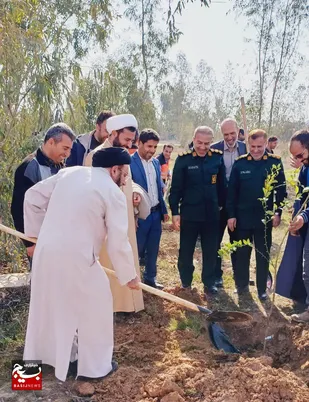 آیین گرامیداشت روز درختکاری و هفته منابع طبیعی در رامهرمز