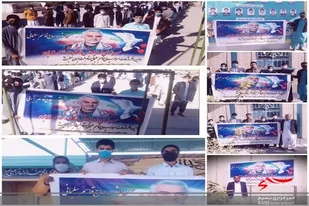 برگزاری یادواره شهید حاج قاسم سلیمانی در مدارس شهرستان سراوان