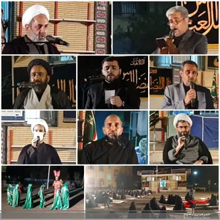 مراسم عزاداری سیدالشهدا (ع) در ناحیه مقاومت بسیج رفسنجان برگزارشد/تصاویر