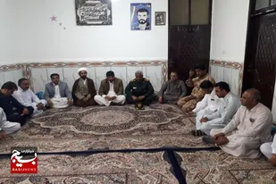 دیدار با خانواده شهید اسحاق ملازهی در سیب و سوران