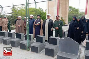 تجدید میثاق پاسداران سپاه ناحیه همدان با شهدا