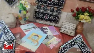 برپایی سیر نمایشگاه کتاب در پایگاه رقیه سراوان با محوریت ترویج فرهنگ مطالعه