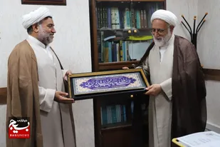 دیدار جانشین فرماندهی تیپ مستقل ۸۳ امام جعفر صادق (ع) و برخی از مسئولین معاونت های این یگان با قائم مقام مدیر حوزه علمیه قم