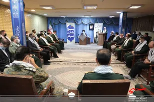دیدار مسئولان سپاه عاشورا با نماینده ولی فقیه در آذربایجان شرقی