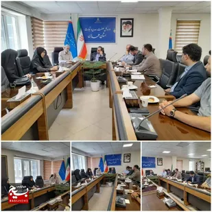 جلسه اعضا بسیج مهندسین صنعت و معدن استان با مدیرکل سازمان صنعت،معدن و تجارت استان همدان