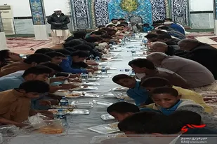 برگزاری مراسم عزاداری شهادت حضرت فاطمه الزهرا در بخش اسپکه شهرستان نیکشهر