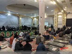 احیای سومین شب قدر در روضه الشهداء بروجن