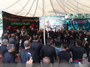 اجتماع عزاداران حسینی در بوستان کوثر خوراسگان