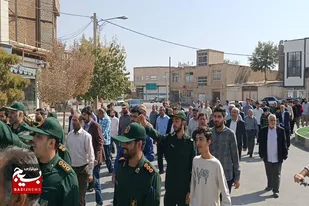 حضورپرشور مردم انقلابی شهرستان فامنین در راهپیمایی بشارت نصر