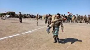 مسابقات ارتقای آمادگی جسمانی و رزمی ارتش در مراغه