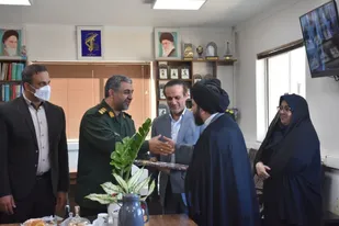 دیدار جمعی از مسئولین دستگاه های اجرایی با فرمانده سپاه گرگان