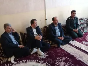 دیدار با خانواده شهید روح الله محمدی در فلارد