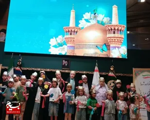 تجلیل از خانواده&zwnj;های شهدای صندوق ذخیره بسیجیان با حضور سه خانواده شهید گیلانی در مشهد مقدس