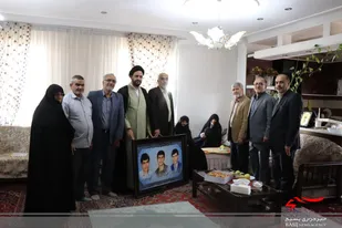 خانواده معظم شهیدان امینی&zwnj;بیات تقدیر شدند +تصاویر