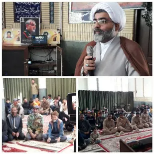 حضور مسئول دفتر نمایندگی ولی فقیه سپاه حضرت جوادالائمه(ع)در اجتماع بسیجیان شهر غلامان
در
