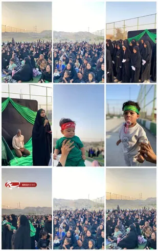 مراسم شیرخوارگان حسینی در بخش جغین