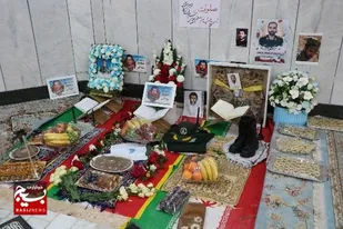 مراسم اربعین شهدای جنگ رمضان از لشکر مقدس ۱۴امام حسین علیه السلام در شهرستان مبارکه برگزار شد.