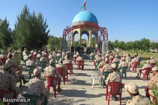 محفل مودّت سربازان با فرماندهان تیپ انصارالحسین(ع) همدان