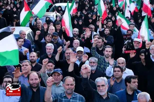 اجتماع مردم زنجان در محکومیت ترورشهید &laquo;اسماعیل هنیه&raquo;
