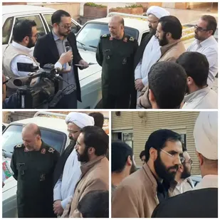 بازدید فرمانده سپاه صاحب الزمان (عج) از روند فعالیت قرارگاه مقابله با کرونا بسیج دانشجویی