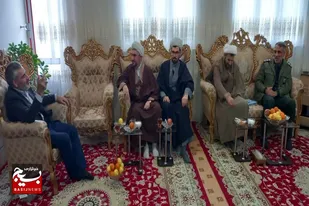 دیدار مسئول نمایندگی ولی فقیه سپاه انصارالحسین(ع) همدان با وابسته نمایندگی سپاه ناحیه رزن