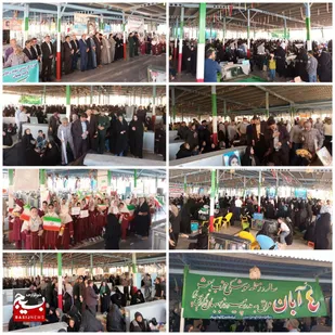 غبارروبی مزار ۷۴ لاله آسمانی بهبهان