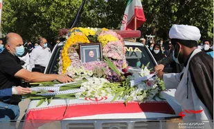 شهیده مدافع سلامت در استان بوشهر تشییع شد