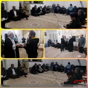 تجلیل از خانواده شهید ابوالفضل غلامی در شهرقنوات