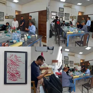 نشست هنری کارگاه تخصصی خوشنویسی ونقاشی