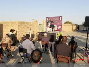 یادواره شهید محله آبروی کوچه افتخار محله روستای حسین آباد زرندیه