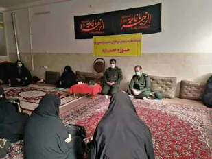 تکریم و معارفه فرمانده پایگاه، ولی عصر با حضور مسئول بسیج خواهران ناحیه مرکزی