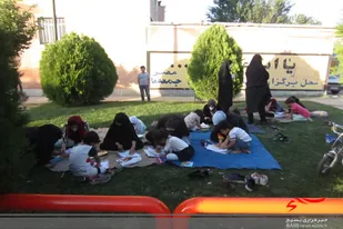 برگزاری مسابقه نقاشی حوزه شهید صوفی همدان