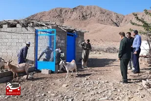 اردوی جهادی بسیج ادارات سپاه زرند در روستای مدبون  شهرستان زرند