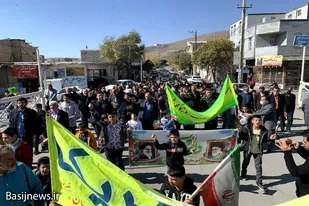 راهپیمایی پرشکوه ۱۳ آبان در شهرها و روستاهای ملایر