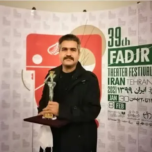 درخشش هنرمند قزوین در جشنواره سی و نهم تئاتر فجر